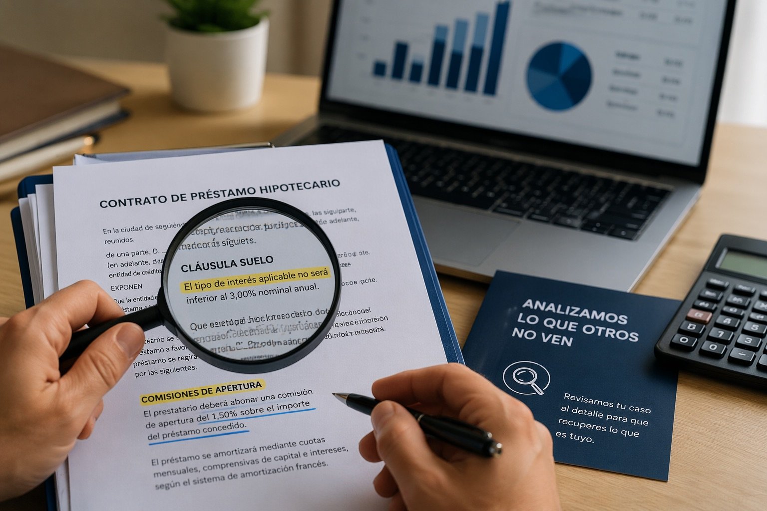 Analizamos lo que otros no ven en tu caso bancario